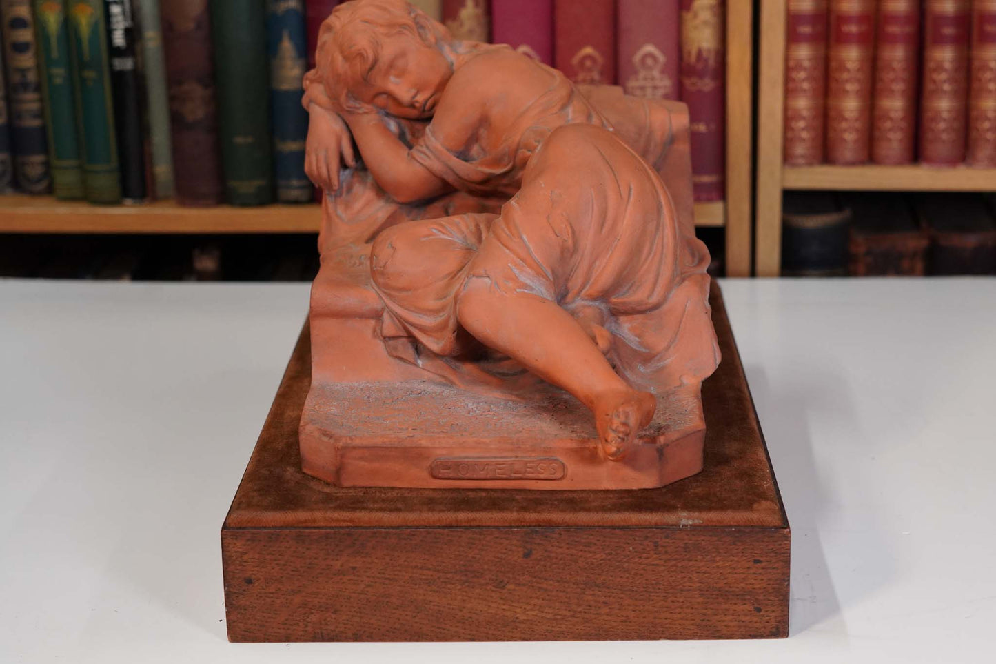 "Homeless" Terracotta Sculpture by Emmeline Halse