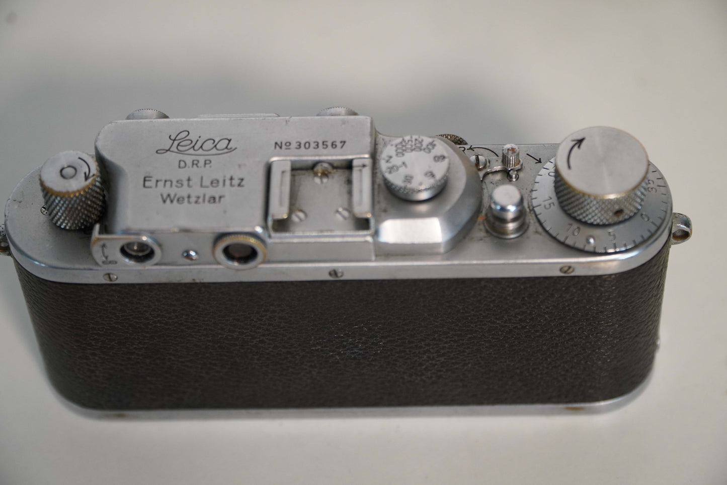 Vintage Leica III Rangefinder Camera with Elmar 5cm f/3.5 Lens