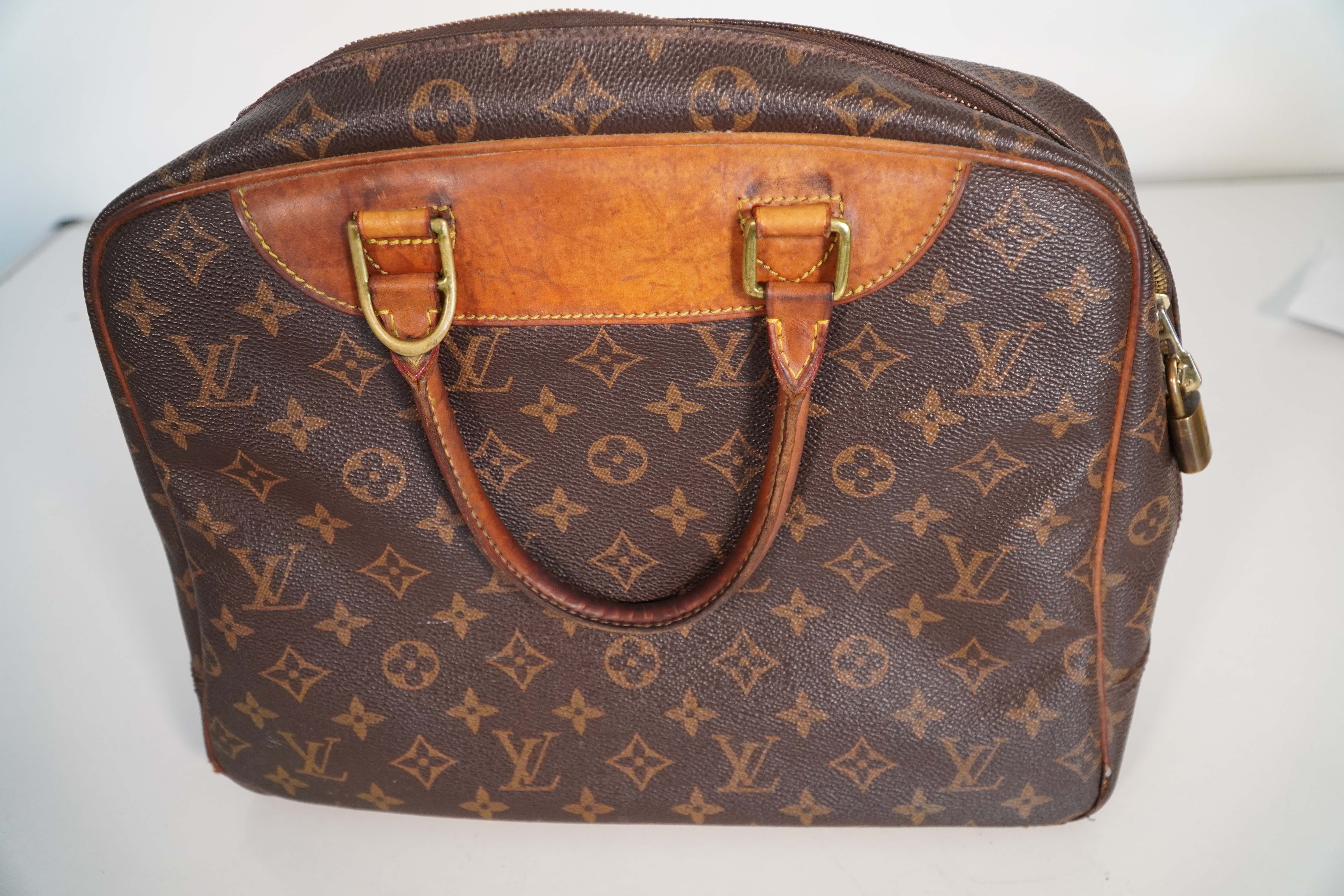 Louis Vuitton Monogram Canvas Document Bag Authentic Early 20th Cent Original Finds