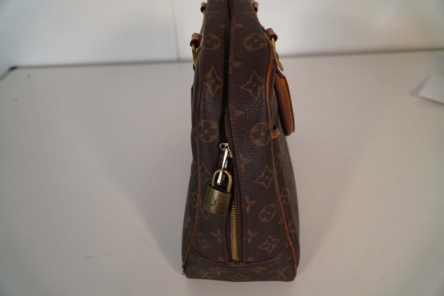 Louis Vuitton Monogram Canvas Document Bag - Authentic Early 20th Century