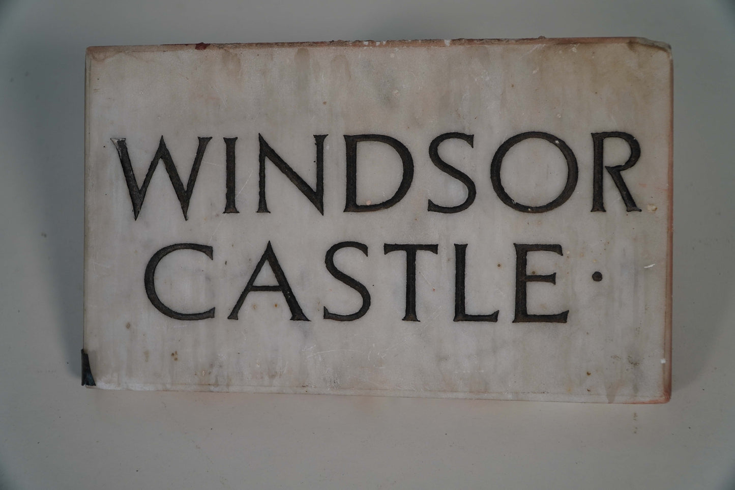 Windsor Castle Marble Plaque – Historic Souvenir