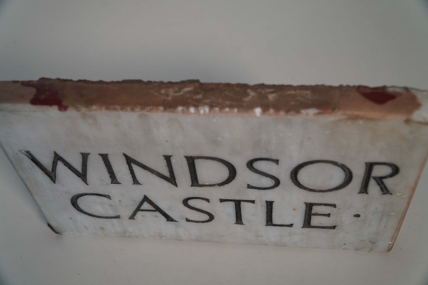 Windsor Castle Marble Plaque – Historic Souvenir