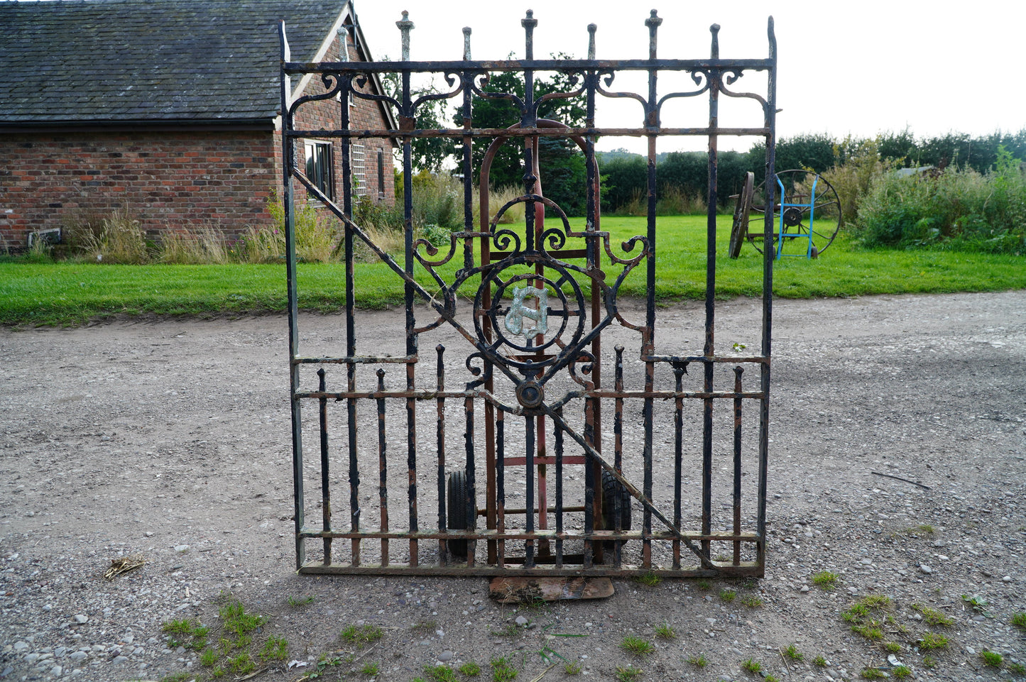 Vintage Wrought Iron Gate