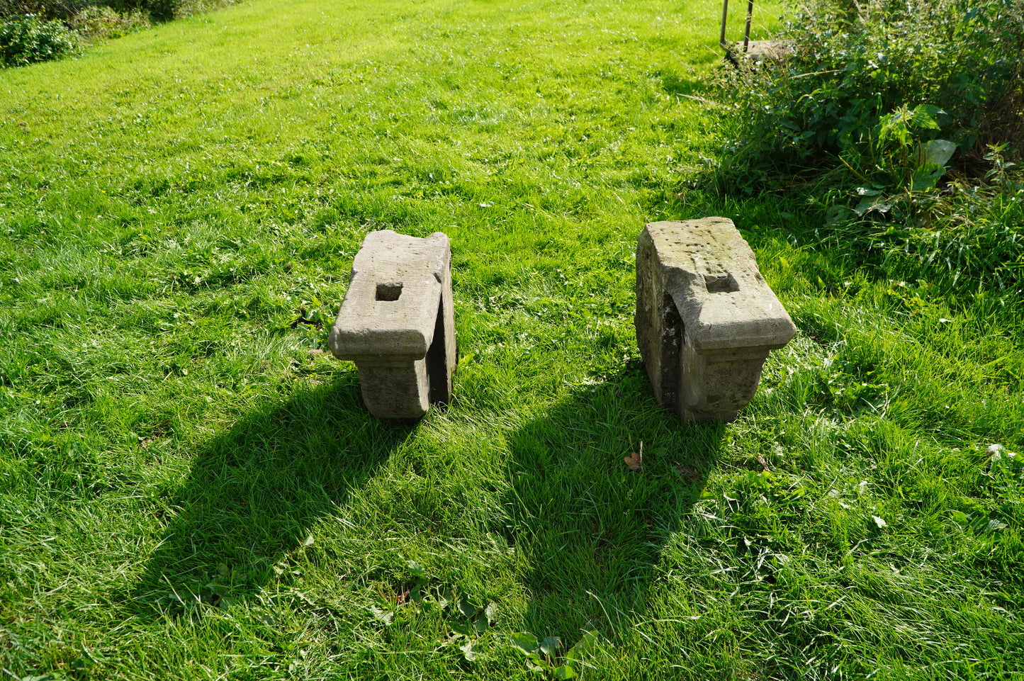 Antique Stone Corbels – Pair