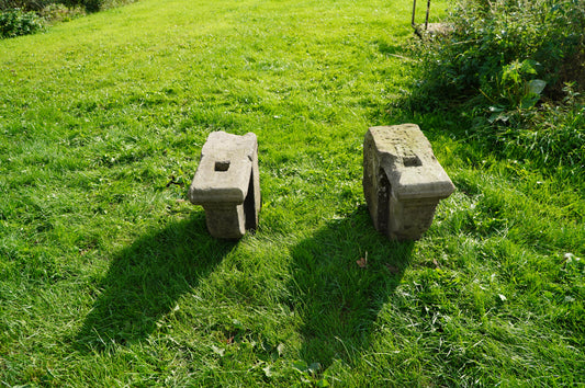 Antique Stone Corbels – Pair