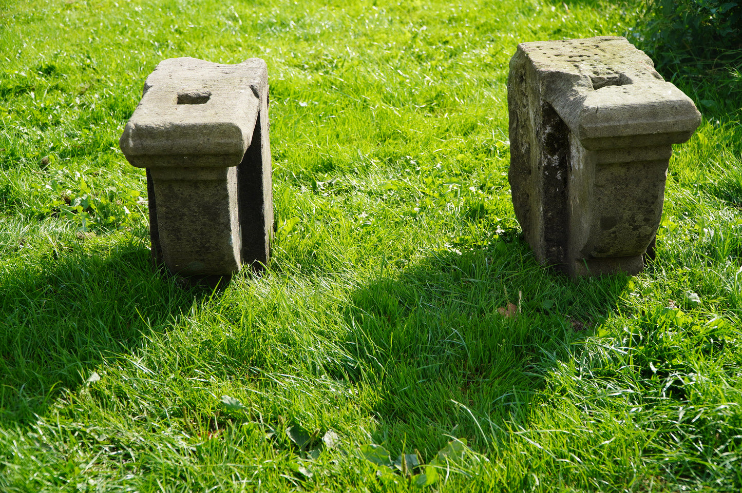 Antique Stone Corbels – Pair