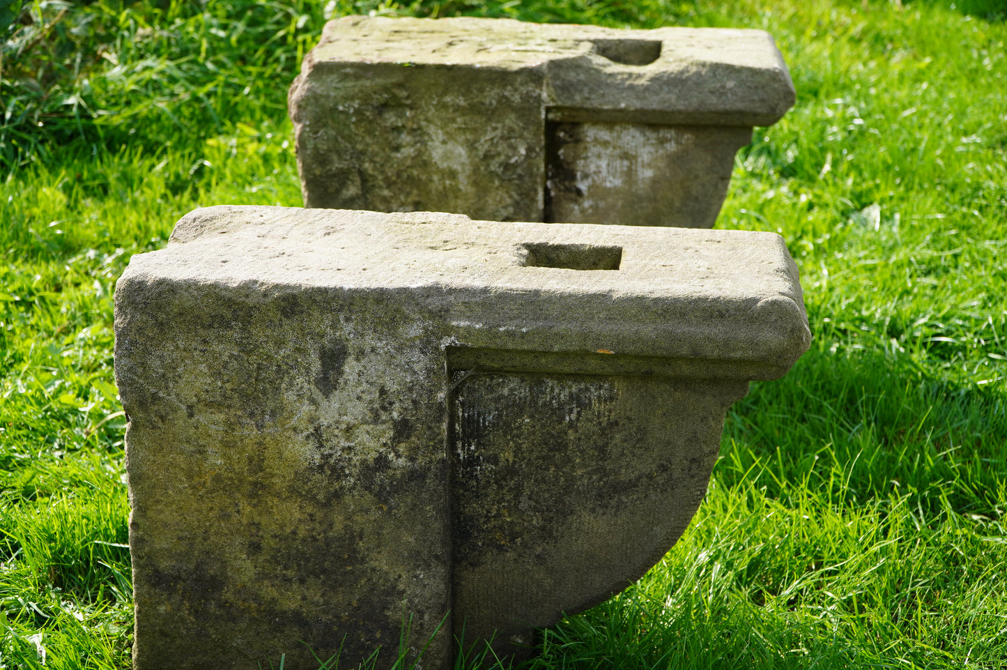 Antique Stone Corbels – Pair