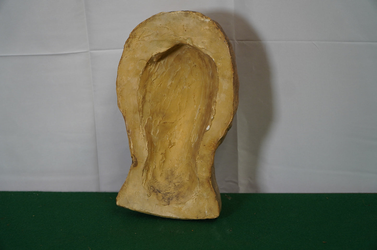 Vintage Life Mask Sculpture of a Man – Unique Display Piece